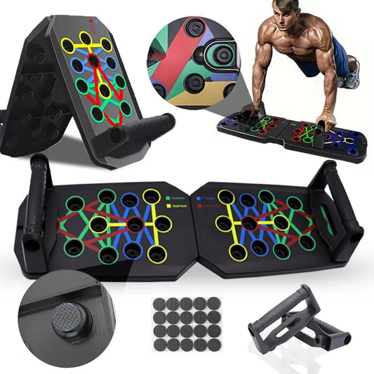 Colorful Folding Push Up Board Bracket